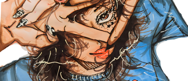 Illustration of a person wearing a blue shirt with text 'Be You Cool! The World will adjust' on a white background.